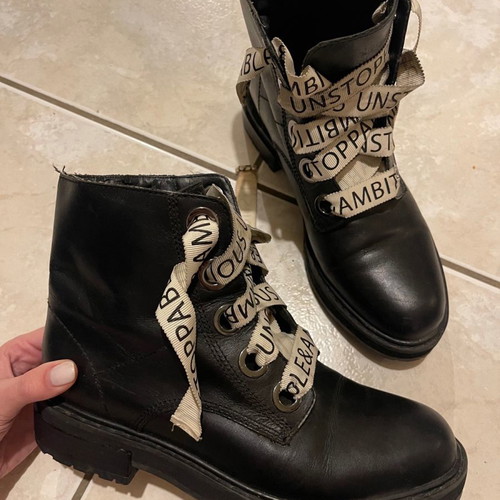 Zara ankle boots size 38 new, black