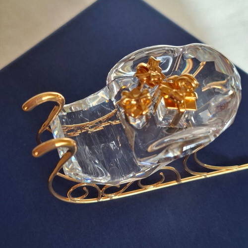 Swarovsky sleigh Christmas decoration new