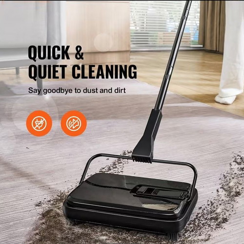 Vevor Manual Carpet Sweeper like new, 300 ml dustbin capacity