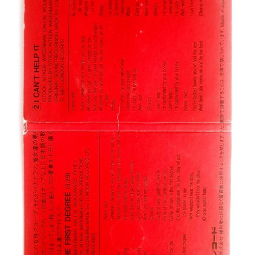 Bananarama Love In The First Degree 3" Mini CD Single used, 1988 Japan