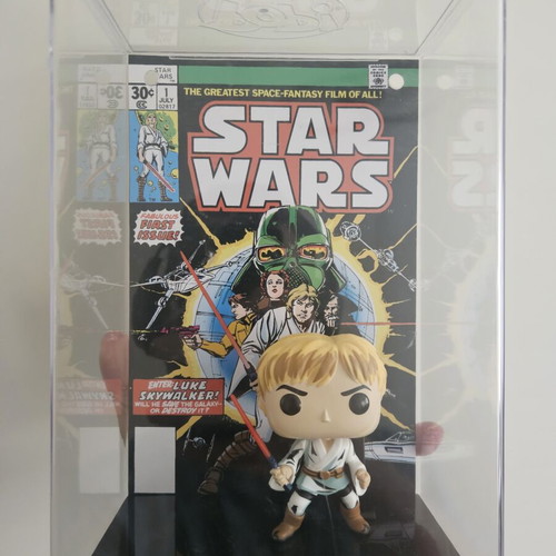 Luke Skywalker #01 Comic Cover used, box missing