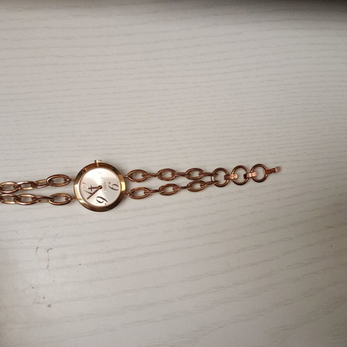 Esprit Vintage Cinderella wristwatch used, gold-toned stainless steel