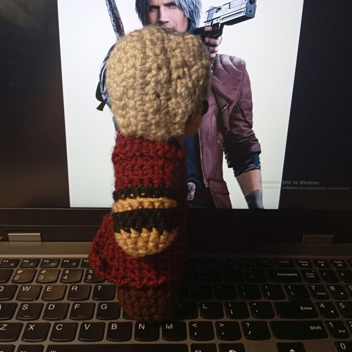 Dante Sparda Crochet Plushie new from Devil May Cry