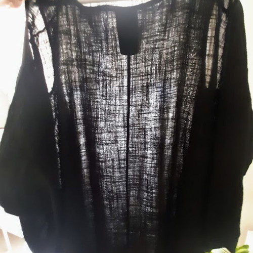 Lotus Eaters black blouse, like new, size S-M, airy design