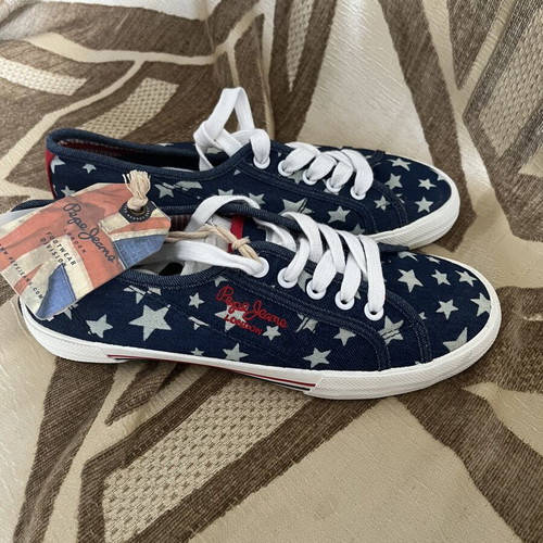 Pepe Jeans sneakers new, blue, size 38