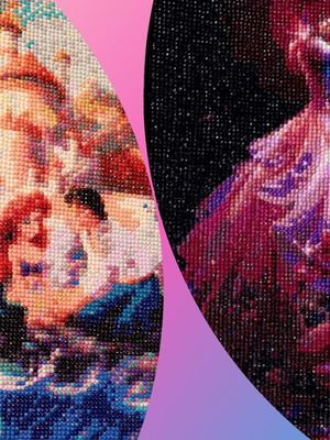 Diamond Painting Handmade Artworks Disney 1+1 Gift