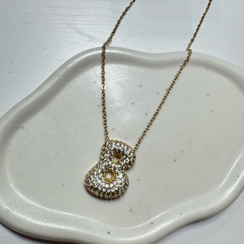 Monogram bubble new, gold color