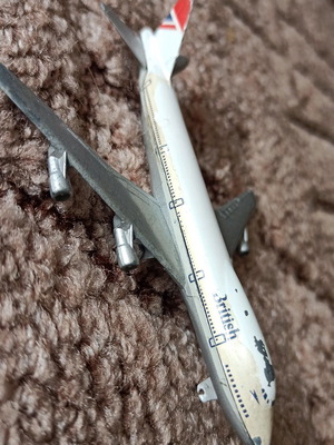 Collectible Boeing 747 metal airplane used, made in Germany