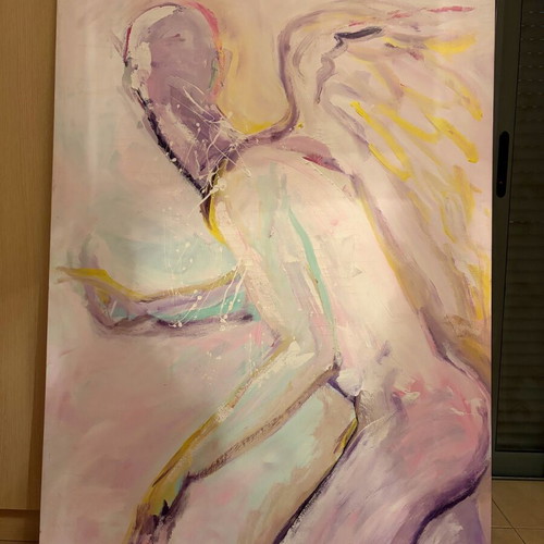 Original large painting 140×90 cm new