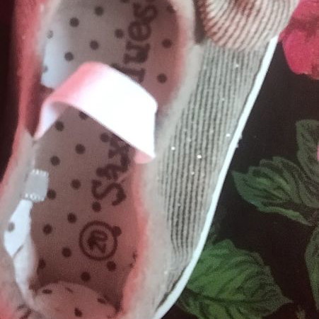 Saxo Blues shoes size 20 new, light gray with bows