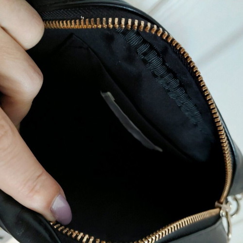 Quilted black H&M crossbody bag like new with chain