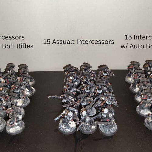 Raven Guard Warhammer 40K Space Marines army set