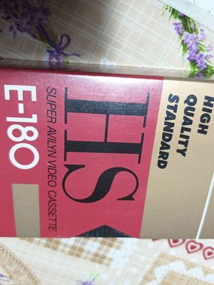 TDK E-180 video cassette new sealed blank for recording