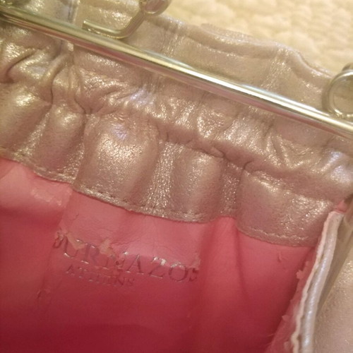 Bournazos handbag like new, soft pink color