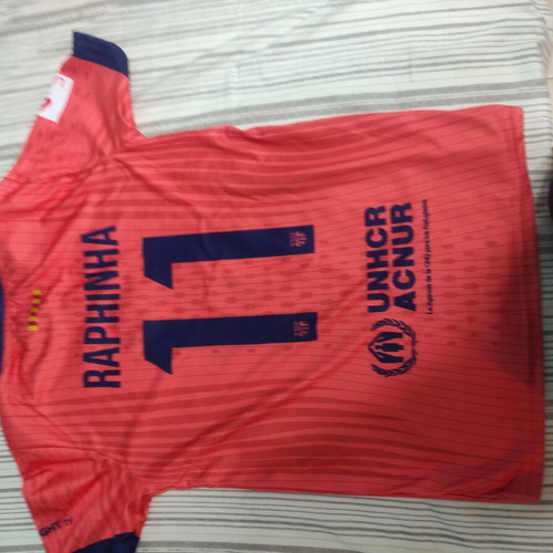 Barcelona football shirt XS new by Nike blue and orange