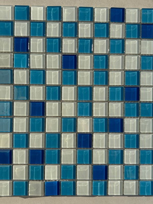ΓΥΑΛΙΝΗ ΨΗΦΙΔΑ CUBIC BLUE