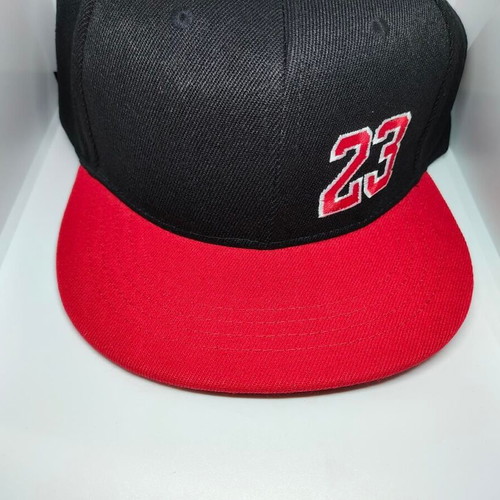 Snapback Chicago Bulls Michael Jordan 23 cap like new black red