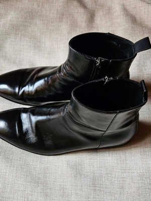 BOSS Hugo Boss men's ankle boots black size 43 like new