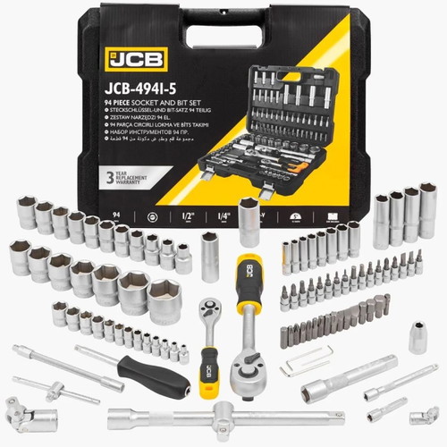 JCB 94-Piece Socket Set New