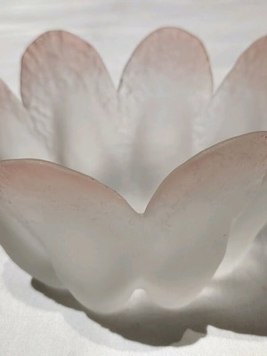 Glass vase small new with nice color
