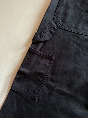 Carpenter H&M pants black like new, size L-XL