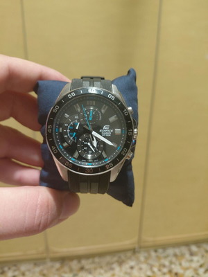 Casio Edifice ανδρικό ρολόι σαν καινούργιο, μαύρο
