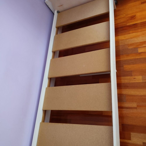 Multifunctional wooden crib bed used with mattress and changing table