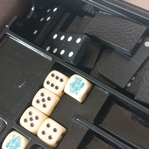 Board game used with missing playing cards