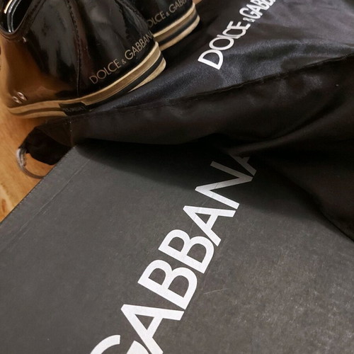 Dolce & Gabbana vintage athletic shoes size 38.5 like new, black