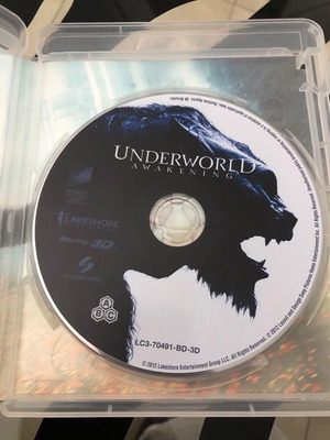 Underworld Awakening Blu-Ray 3D used with Greek subtitles