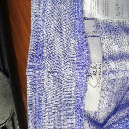 Women's shorts size L like new, gray and blue