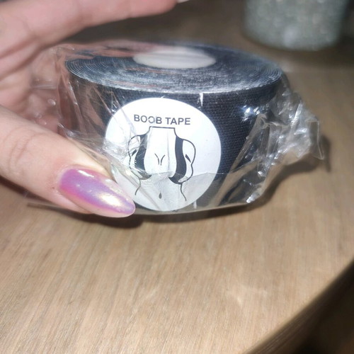 Boob tapes new, black bra replacement tape