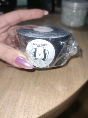 Boob tapes new, black bra replacement tape