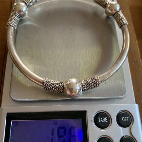 Silver handmade bracelet new, boho style, 925 sterling