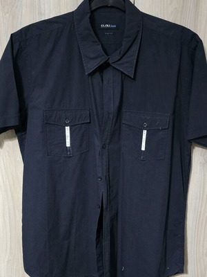 Glou Jeans Slim Fit Blue Shirt XL Like New