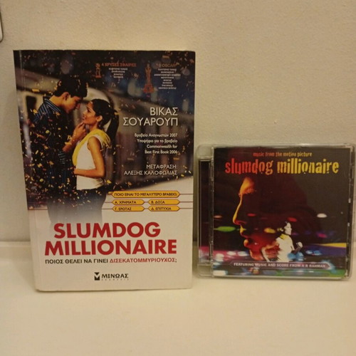 Slumdog Millionaire CD and book used, combo