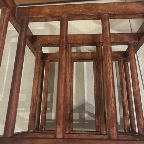 Wooden wine rack 9 positions like new