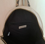 Cat backpack from Accessorize used, silver