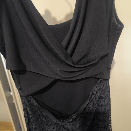 Zoe evening dress, black, size L