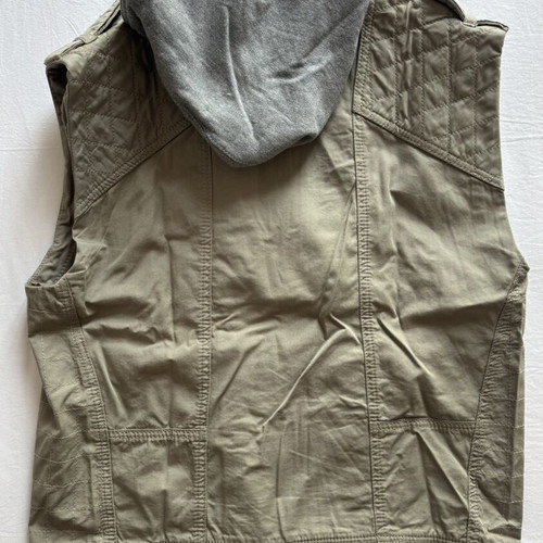 H&M sleeveless jacket with removable hood
