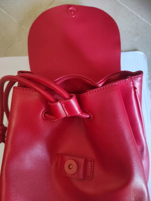 Zara backpack new, red