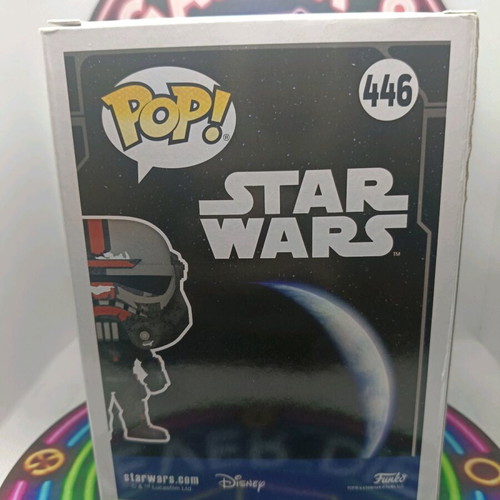 Funko Pop Star Wars #444 Hunter (Kamino) used with pin