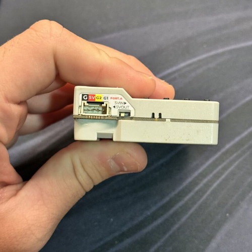 Cardputer with modded module slot, Bruce firmware