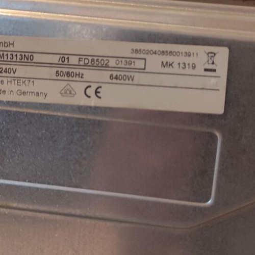 Neff Ceramic Cooktop Under Counter Used Model M1313N0/01