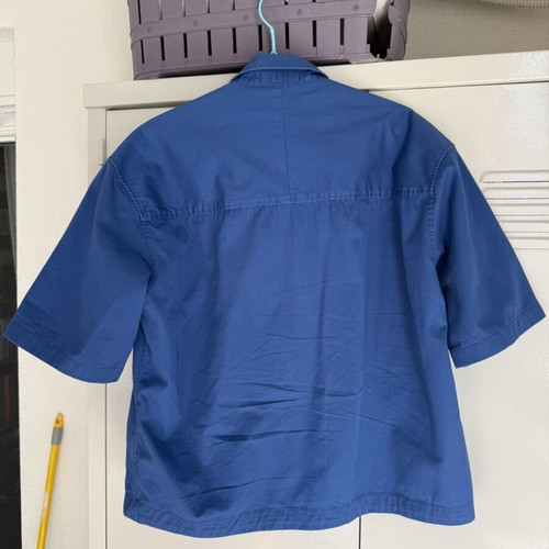 Zara oversized shirt used, small size, 100% cotton, blue