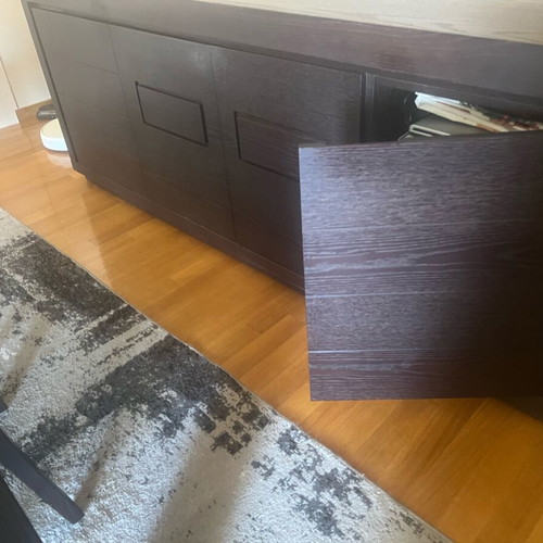 Wenge buffet like new 210x50 with cabinets and drawers