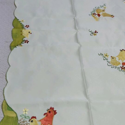 Easter tablecloth new 1.35x1.35