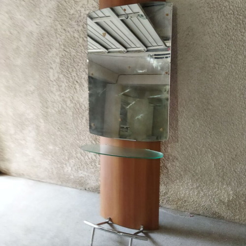 Hair Salon Workstations with Mirror New, Set of 2