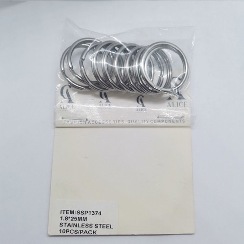 Key Rings 25mm Stainless Steel new, pack of 60