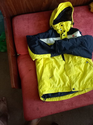 Rossignol men's winter jacket like new, black and yellow